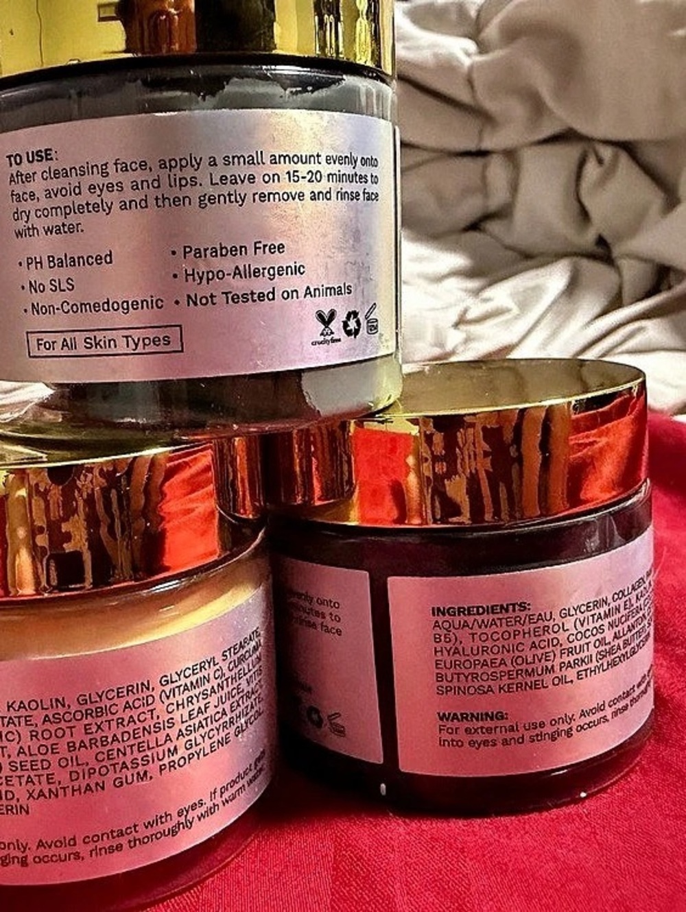 ANAI RUI Clay Mask Set 3-Piece NWT - Picture 2 of 4